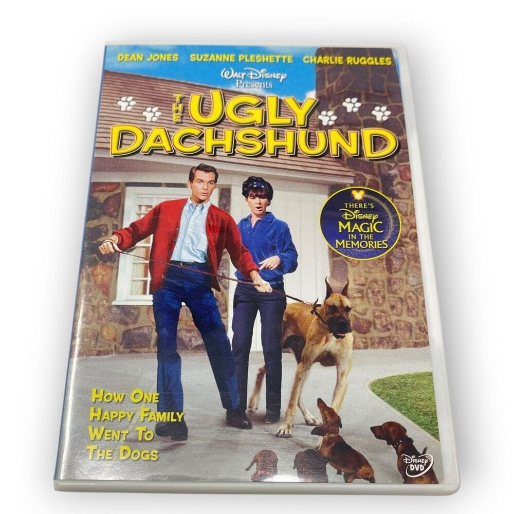 The Ugly Dachshund Movie DVD 1966 Disney Dean Jones Suzanne Pleshette
